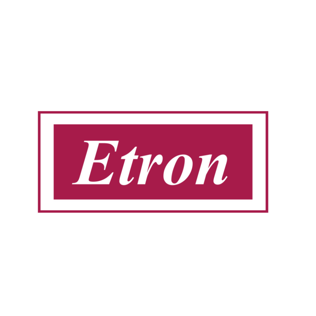 Etron Technology logo, TIARA partner for buffer memory and logic chip integration in Hsinchu.