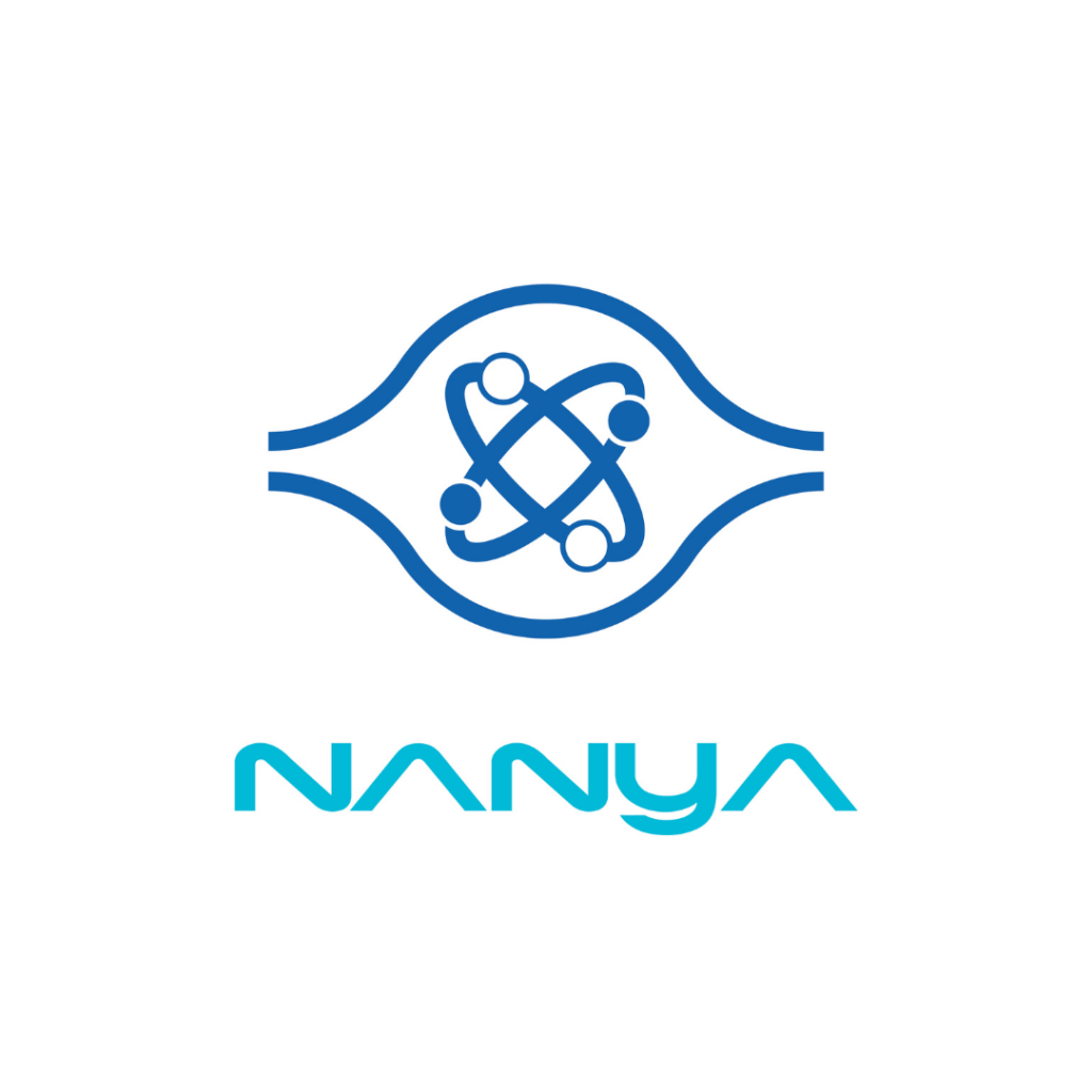Nanya Technology logo, TIARA member for advanced DRAM research and manufacturing in New Taipei City.