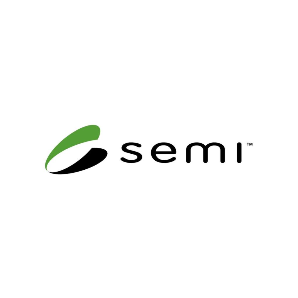 SEMI Taiwan logo, TIARA partner for global semiconductor supply chain standards and international collaboration.